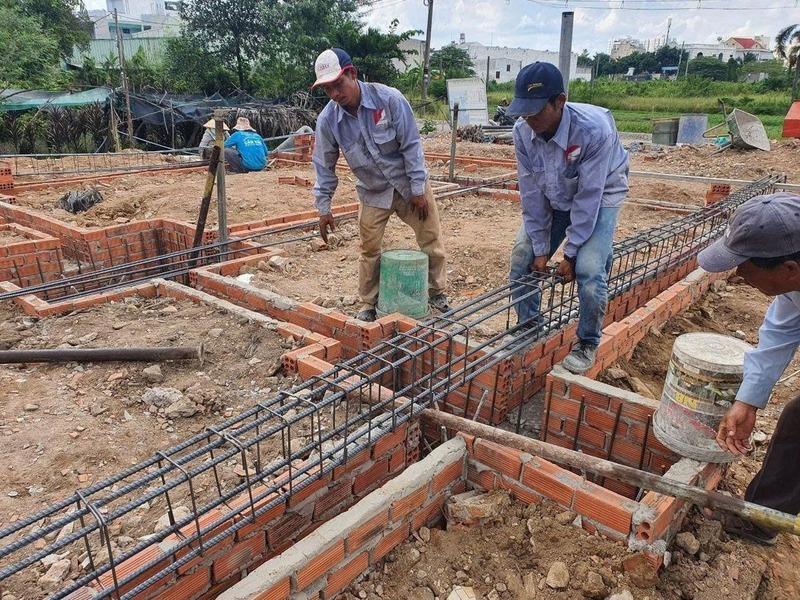 Thi công móng nhà ở tại Đà Nẵng