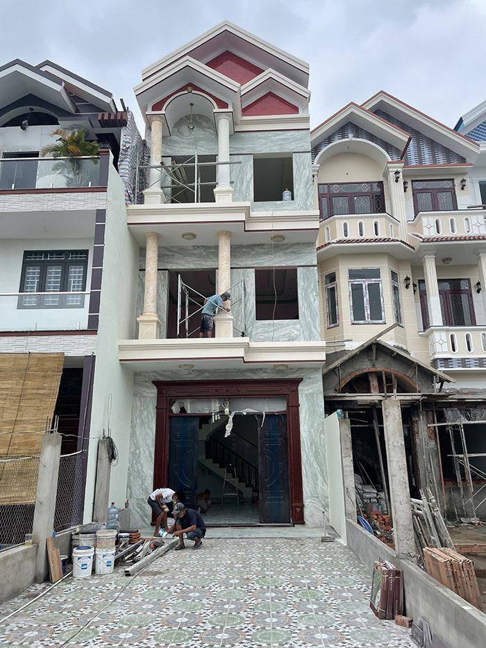 Nhà phố hoàn thiện phần thô tại Đà Nẵng