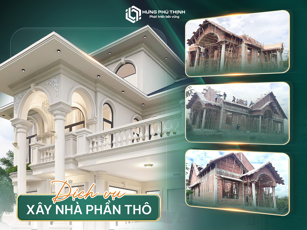 Dịch vụ xây nhà phần thô