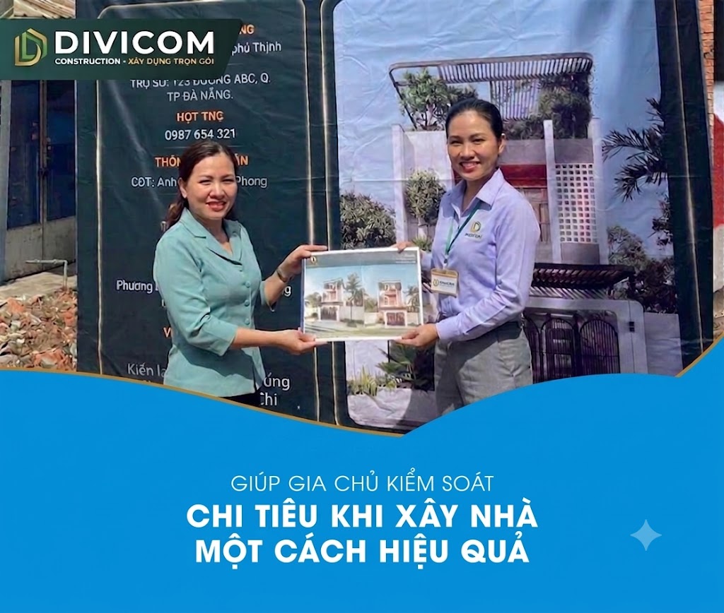 Cách tính diện tích xây nhà trọn gói Đà Nẵng