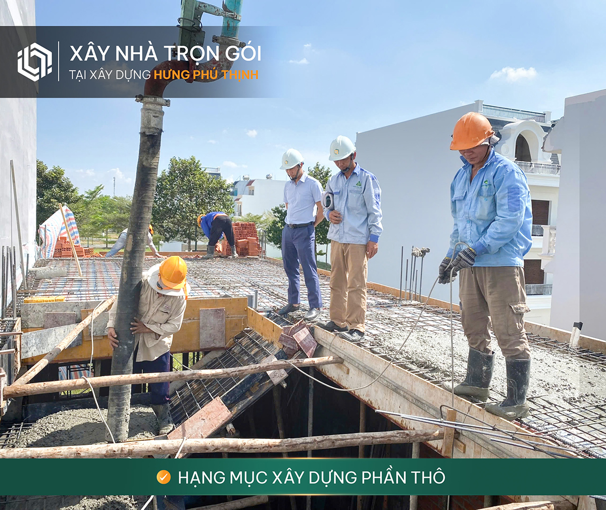 hạng mục xây dựng phần thô