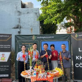 Khởi công biệt thự tân cổ điển chị Bằng tại Sơn Trà Khởi công biệt thự 3 tầng tân cổ điển tại Sơn Trà