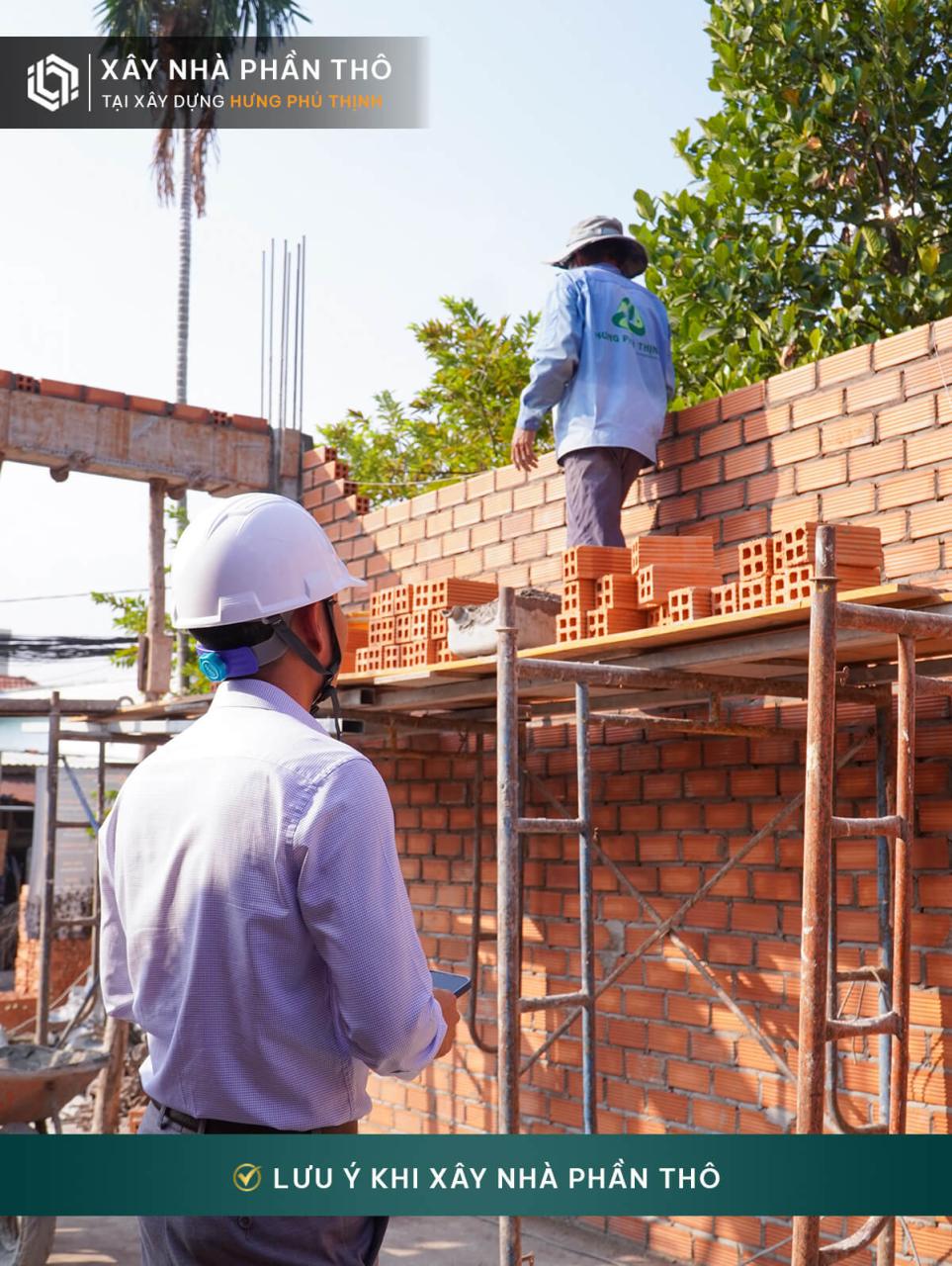 Lưu ý khi xây nhà phần thô