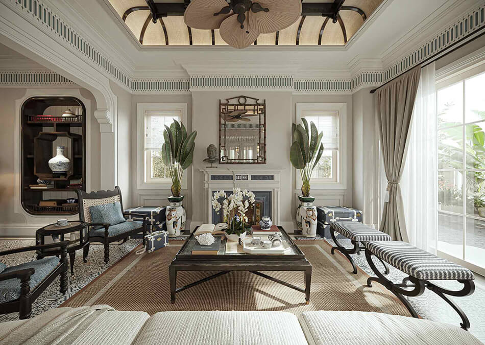 Lưu ý xây nhà Indochine 1 tầng