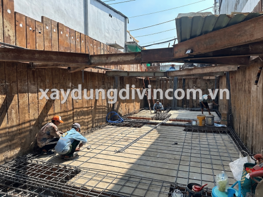 Thi công tòa nhà văn phòng tại Hòa Khánh