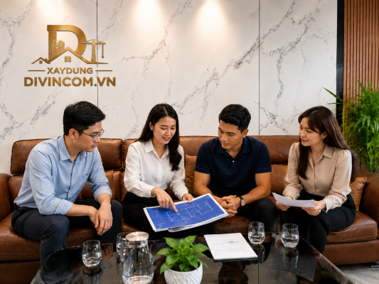 Ký hợp đồng thi công nhà phố tại Thanh Khê