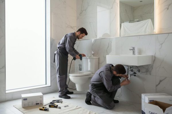 Lắp đặt thiết bị vệ sinh