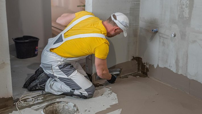 Trát tường và cán nền