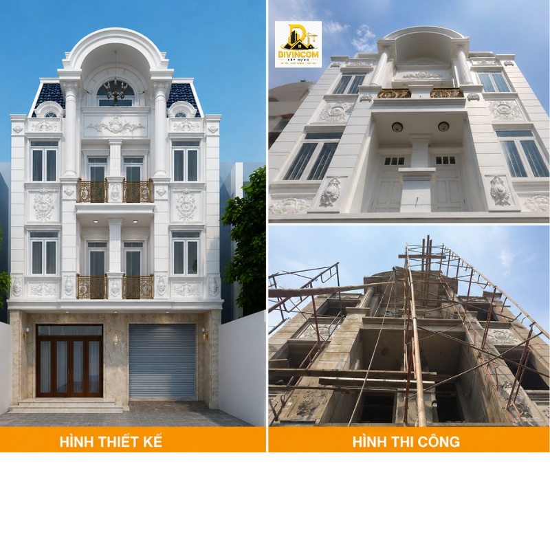 Hoàn thiện phần thô nhà ở tại Đà Nẵng