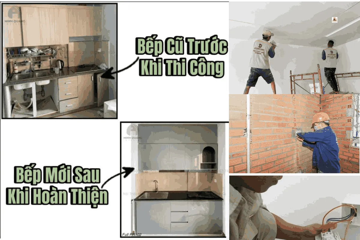 Cải tạo tủ bếp