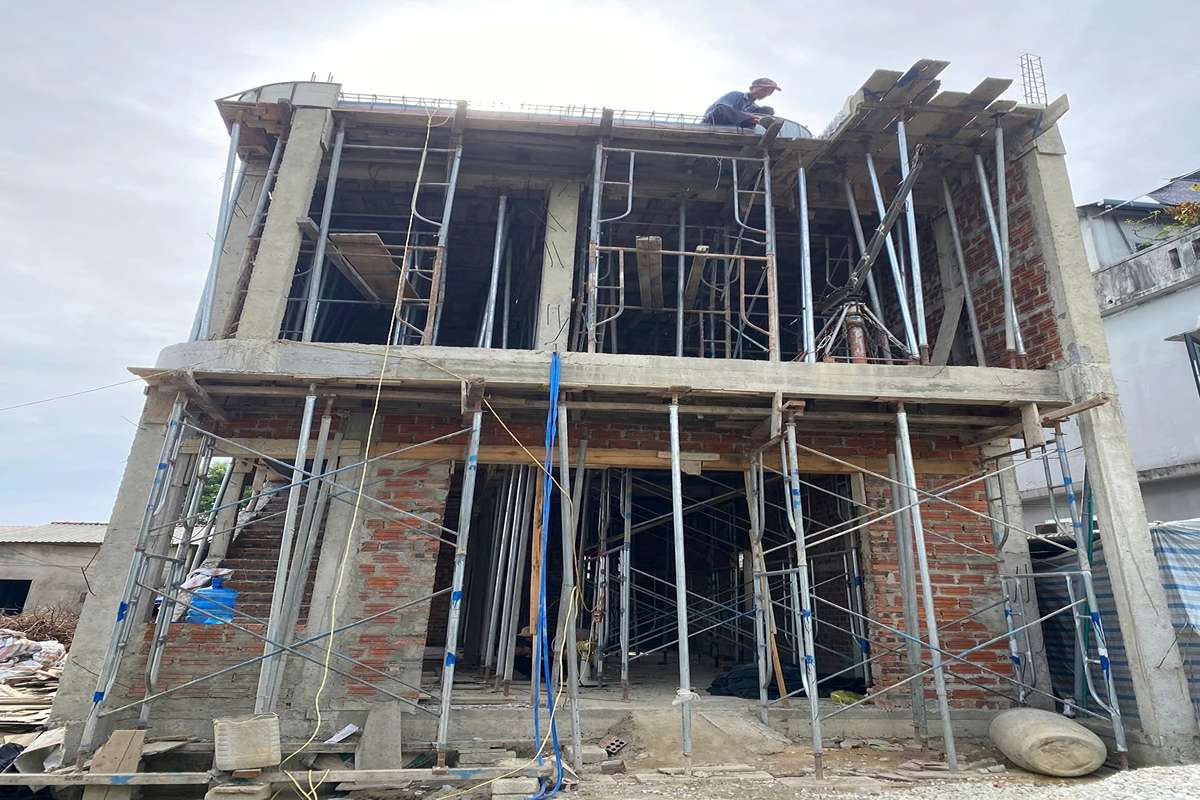 Thi công phần thô Ngũ Hành Sơn Đà Nẵng