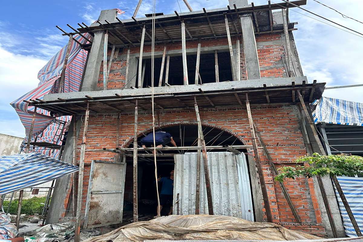 Thi công phần thô Thanh Khê Đà Nẵng