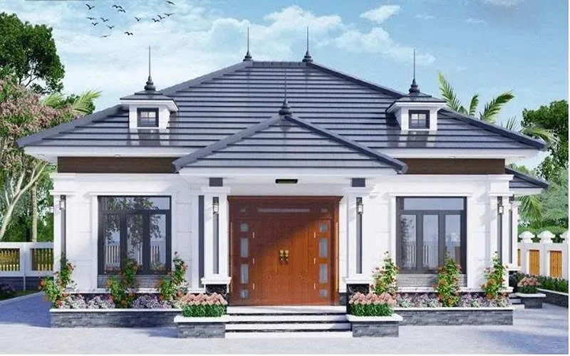 Mẫu nhà cấp 4 mái Nhật tại Đà Nẵng